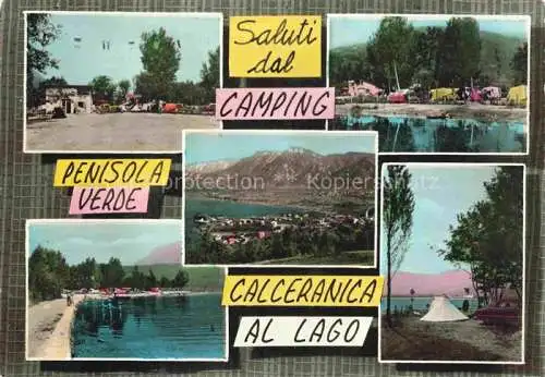 AK / Ansichtskarte Calceranica al Lago Trento IT Camping Panisola Verde Details