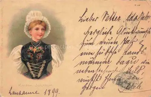 AK / Ansichtskarte Solothurn Soleure SO Costume