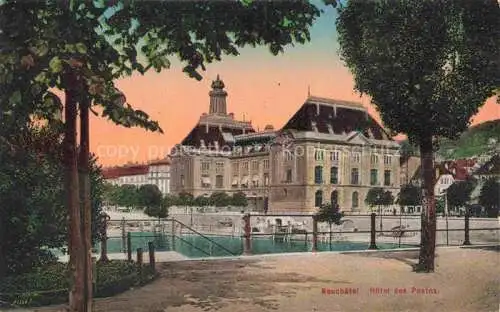 AK / Ansichtskarte Neuchatel NE Hotel des Postes