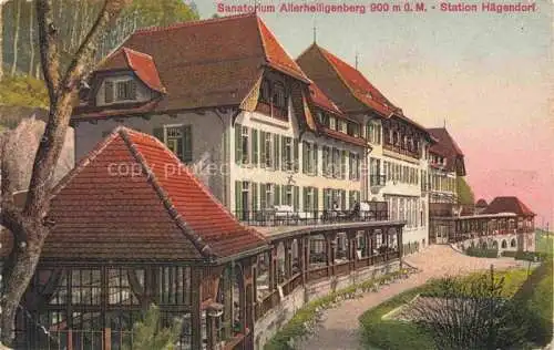 AK / Ansichtskarte Haegendorf SO Sanatorium Allerheiligenberg