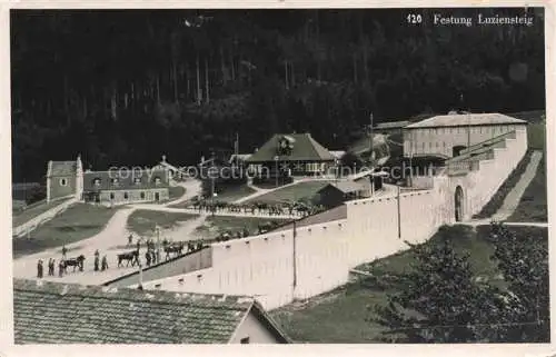 AK / Ansichtskarte Luziensteig St Luzisteig GR Festung Luziensteig Militaerpost