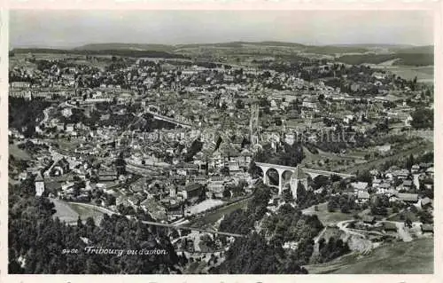 AK / Ansichtskarte FRIBOURG  FR Fliegeraufnahme