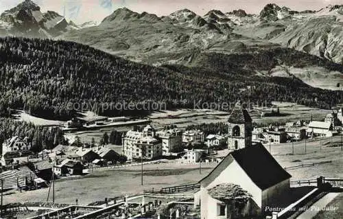AK / Ansichtskarte Pontresina GR Panorama