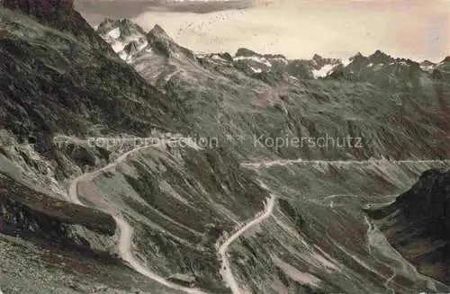 AK / Ansichtskarte Sustenstrasse Blick ins Meiental