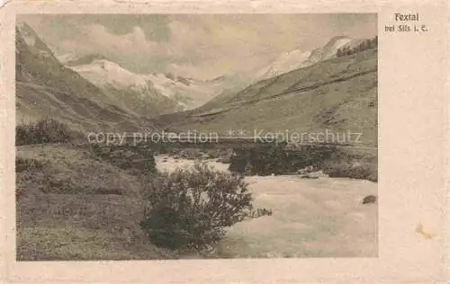 AK / Ansichtskarte Fextal Val Fex Sils Maria GR Panorama