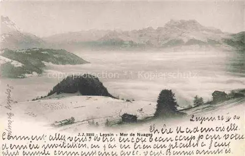 AK / Ansichtskarte Leysin VD Mer de Nuages