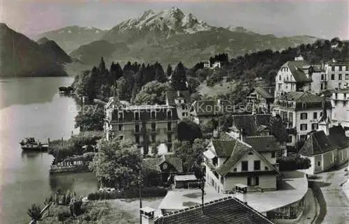 AK / Ansichtskarte Weggis Vierwaldstaettersee LU mit Pilatus