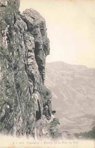 AK / Ansichtskarte Champery VS Chemin de la Dent du Midi