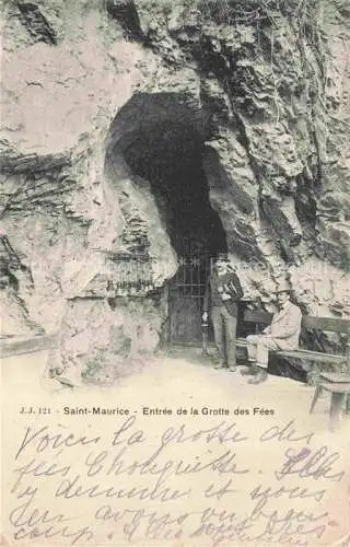 AK / Ansichtskarte Saint-Maurice 55 Entree de la Grotte des Fees