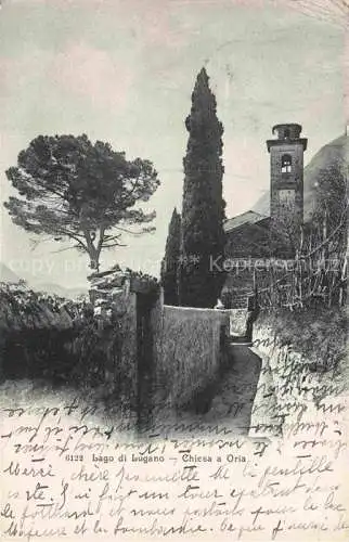 AK / Ansichtskarte Oria  Lago di Lugano TI Chiesa a Oria