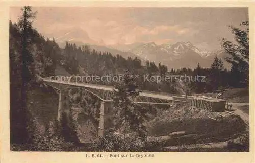 AK / Ansichtskarte Ollon Sierre VS Pont sur la Gryonne