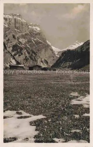 AK / Ansichtskarte Flims GR Das Hochtal Bargis