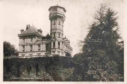 AK / Ansichtskarte Clarens  Montreux VD Chateau des Cretes