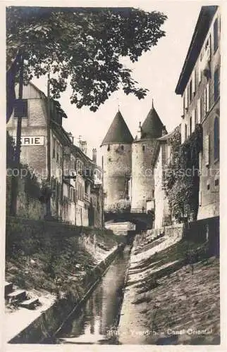 AK / Ansichtskarte YVERDON-LES-BAINS VD Canal Oriental