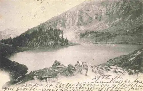 AK / Ansichtskarte Lac Lioson Ormont Dessous VD Panorama