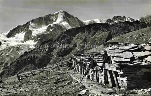AK / Ansichtskarte Arolla Herens VS Alpe de Pra Gra Le Pigne et la Zinareffien