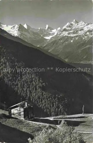 AK / Ansichtskarte Chandolin Sierre VS Anniviers Besso Gabelhorn Cervin Dt Blanche