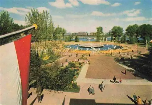AK / Ansichtskarte BUGA Bundesgartenschau Koeln Tanzbrunnen Wasserspiele 