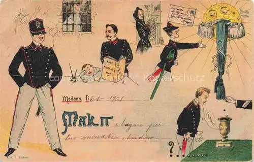 AK / Ansichtskarte MODENA Emilia-Romagna IT "Make it..." Kuenstlerkarte