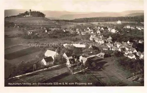 AK / Ansichtskarte Neuhuetten Wuestenrot Heilbronn BW Panorama Blick gegen Steinknickle