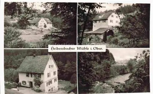 AK / Ansichtskarte Heidersbach Limbach Neckar-Odenwald-Kreis BW Heidersbacher Muehle Partie am Fluss