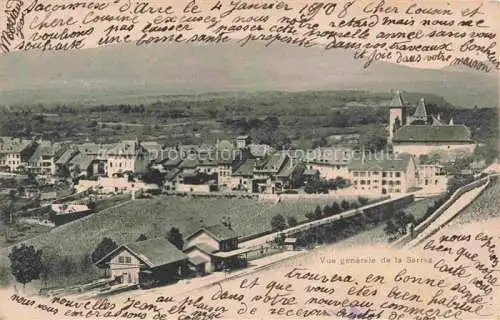 AK / Ansichtskarte La Sarraz Cossonay VD Vue générale et l'église