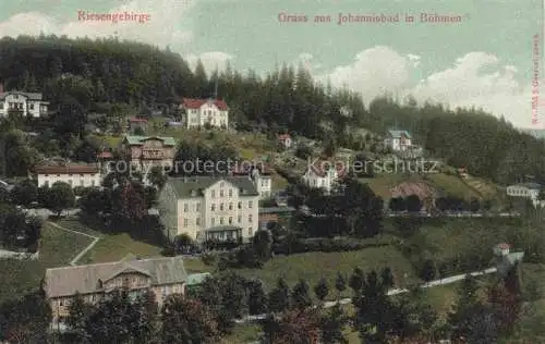 AK / Ansichtskarte Johannisbad Janske Lazne Boehmen Riesengebirge CZ Teilansicht
