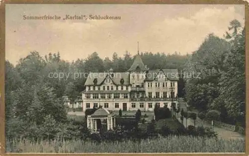 AK / Ansichtskarte Schluckenau Sluknov CZ Kurhotel Sommerfrische Karltal