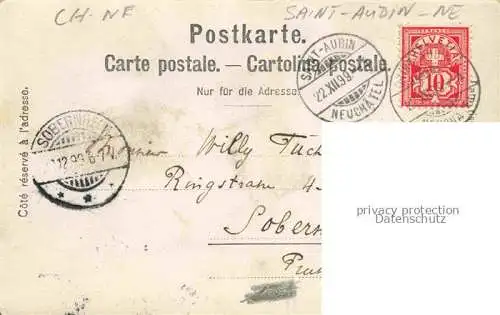 AK / Ansichtskarte Saint-Aubin NE Eglise Kirche