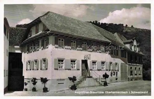 AK / Ansichtskarte Oberharmersbach Ortenaukreis BW Augustiner Braustueble Gaststaette