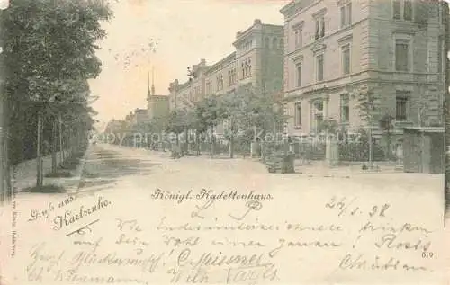 AK / Ansichtskarte KARLSRUHE Baden Koenigliches Kadettenhaus