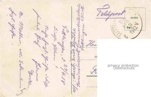 AK / Ansichtskarte TUTTLINGEN Stadtgarten Feldpost