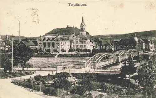 AK / Ansichtskarte TUTTLINGEN Panorama Blick ueber die Donau zur Stadt Feldpost