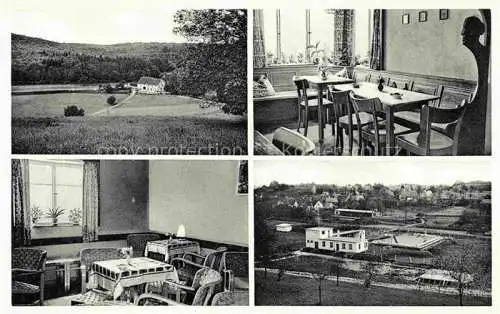 AK / Ansichtskarte Unterschefflenz Schefflenz Neckar-Odenwald-Kreis BW Gasthaus Pension zur Kelchenmuehle Panorama