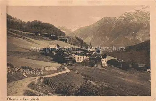 AK / Ansichtskarte Obervaz Lenzerheide GR Panorama Bergdorf Alpen