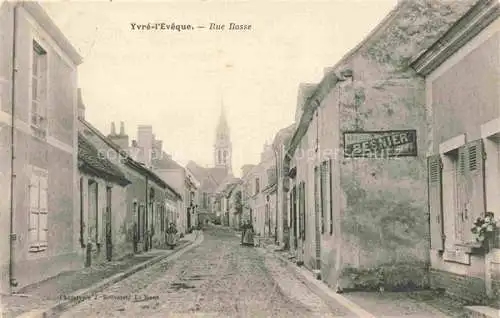 AK / Ansichtskarte Yvre-l Eveque LE MANS 72 Sarthe Rue Basse