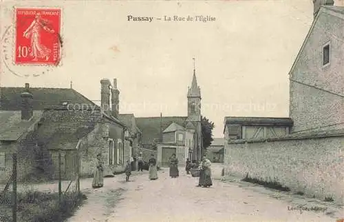 AK / Ansichtskarte Pussay 91 Essonne Rue de l'Eglise