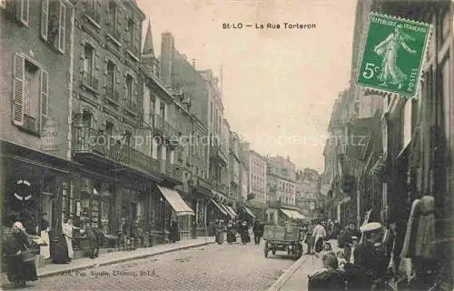 AK / Ansichtskarte St Lo 50 Manche Rue Torteron