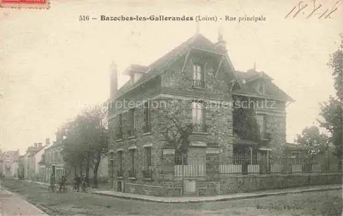 AK / Ansichtskarte Bazoches-les-Gallerandes Pithiviers 45 Loiret Rue Principale