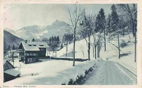 AK / Ansichtskarte Gryon AIGLE VD Winterpanorama