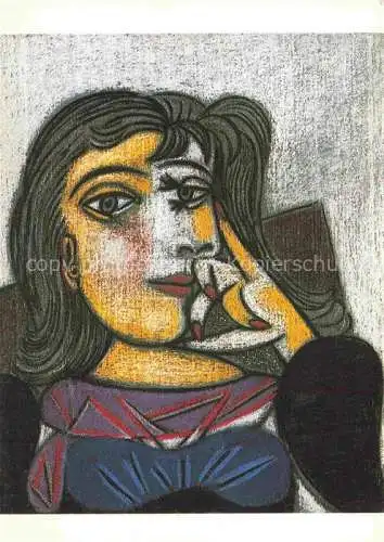 AK / Ansichtskarte PICAssO Pablo (1881-1973) Kuenstlerkarte Dora Maar 