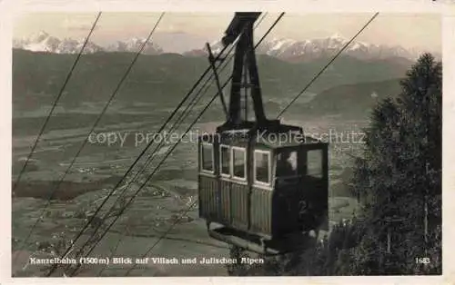 AK / Ansichtskarte Seilbahn Cable-Car Telepherique Kanzelbahn Villach Julischen Alpen 