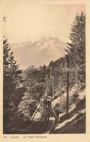 AK / Ansichtskarte Leysin VD Le Train electrique