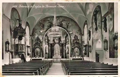 AK / Ansichtskarte Boncourt  Dellle Porrentruy JU Interieur de l'eglise de Boncourt