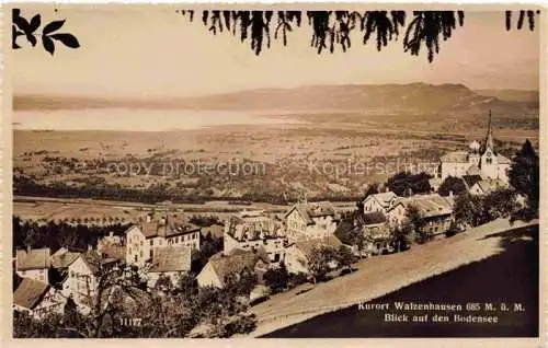 AK / Ansichtskarte Walzenhausen Appenzell AR Blick auf den Bodensee