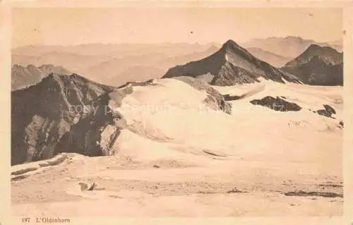 AK / Ansichtskarte Oldenhorn 3123 Gstaad BE Winterpanorama