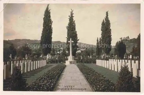 AK / Ansichtskarte VEVEY VD Cimetiere Britanique