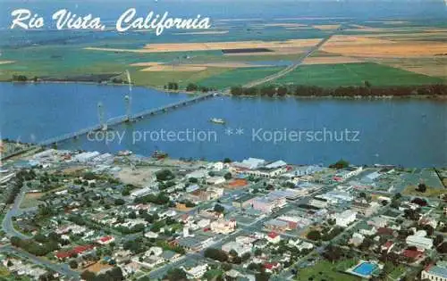 AK / Ansichtskarte Rio Vista California USA Fliegeraufnahme