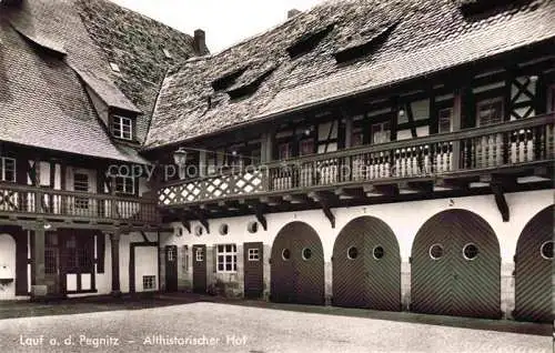 AK / Ansichtskarte Lauf Pegnitz Althistorischer Hof Gasthof Wildermann