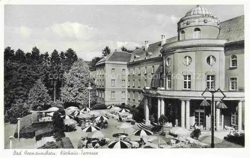 AK / Ansichtskarte Bad Hermannsborn Kurhaus Terrasse